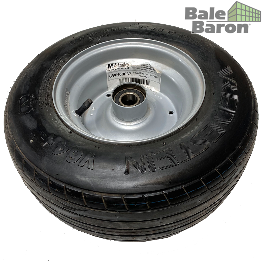 CWH00037 - WHEEL 170/60-8 V64+ 6PLY PICK-UP