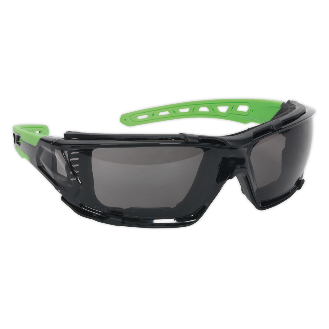 Safety Spectacles with EVA Foam Lining - Anti-Glare Lens