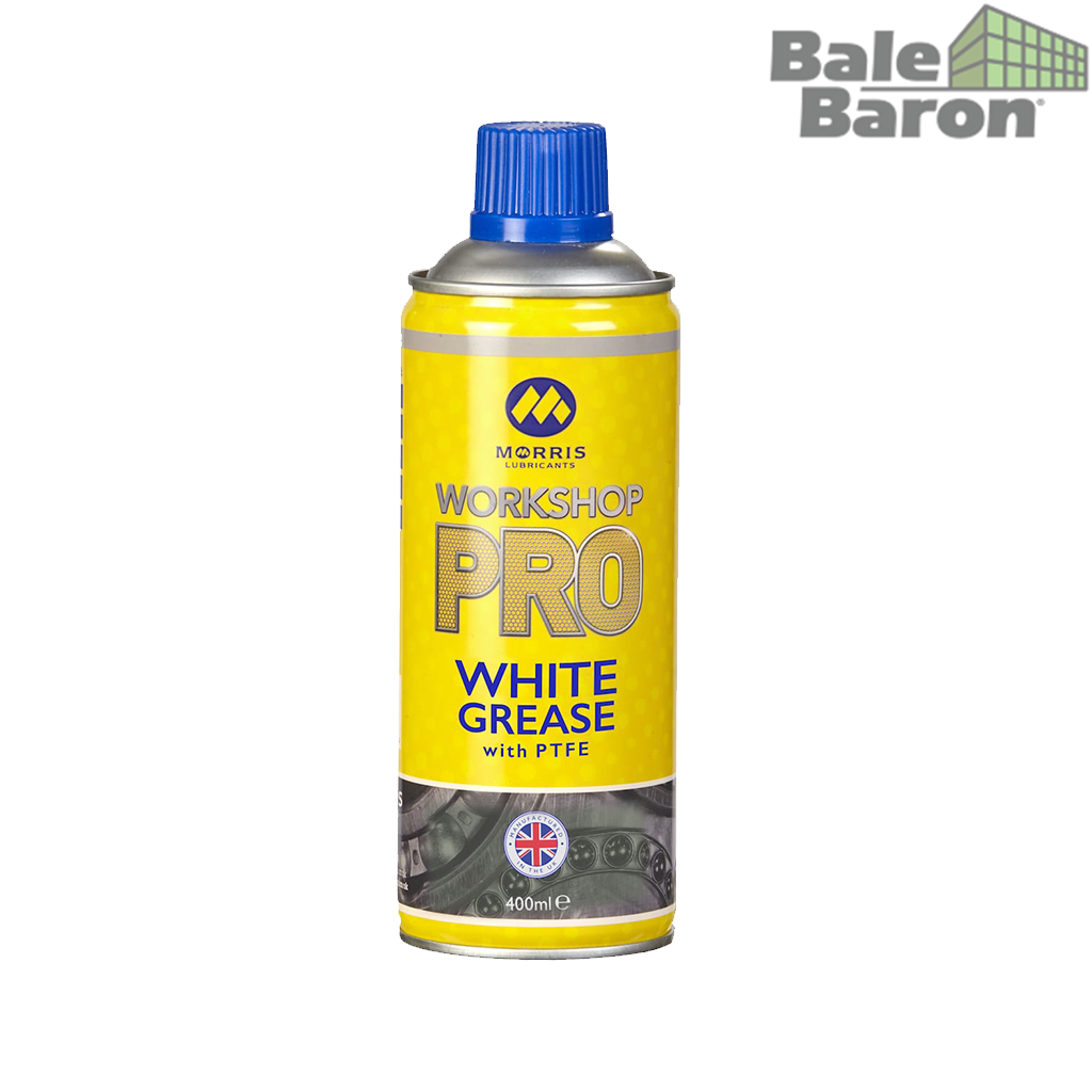 White grease spray with PTFE , 400 ml