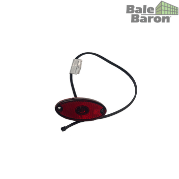 Red LED Oval Marker Light
