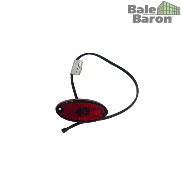 Red LED Oval Marker Light