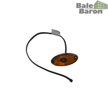 Amber LED Oval Marker Light