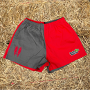 Bale Baron X Hexby Red/Grey Harlequin Shorts-1