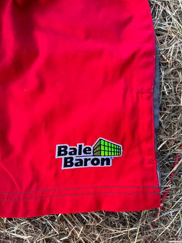 Bale Baron X Hexby Red/Grey Harlequin Shorts - 0