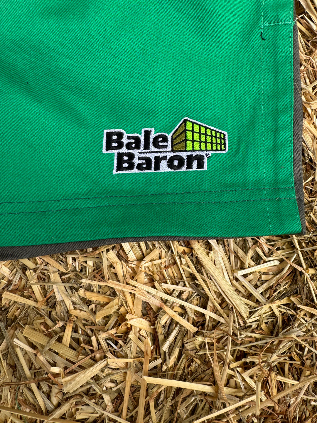 Bale Baron X Hexby Green/Grey Harlequin Shorts