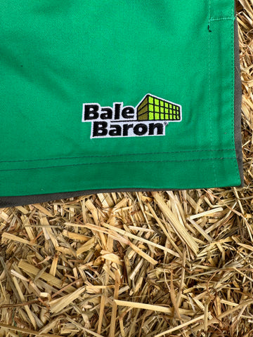 Bale Baron X Hexby Green/Grey Harlequin Shorts - 0