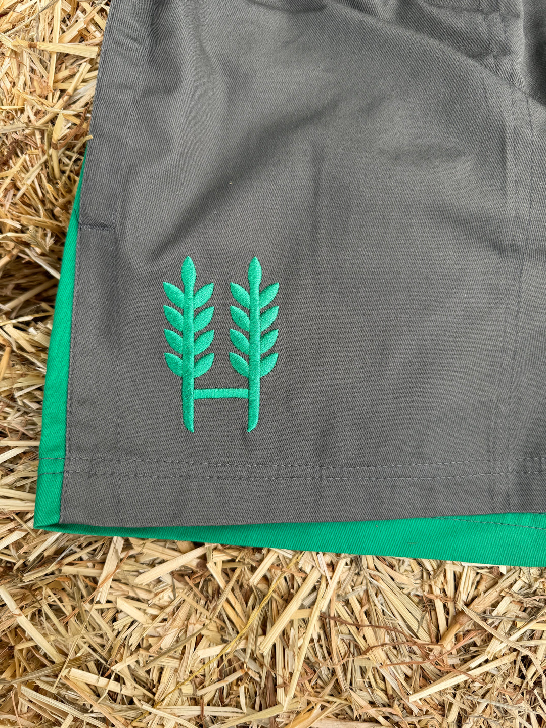 Bale Baron X Hexby Green/Grey Harlequin Shorts