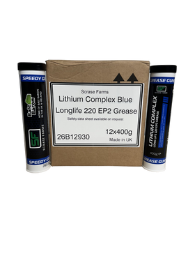 Exol Complex Blue EP2 Grease Cartridge for Speedy Grease Guns  x12