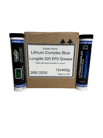 Exol Complex Blue EP2 Grease Cartridge for Speedy Grease Guns  x12
