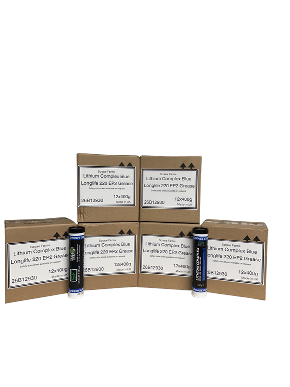 Exol Complex Blue EP2 Grease Cartridge for Speedy Grease Guns x72