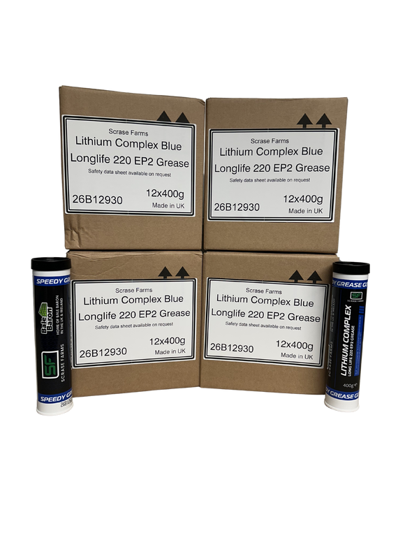 Exol Complex Blue EP2 Grease Cartridge for Speedy Grease Guns x48