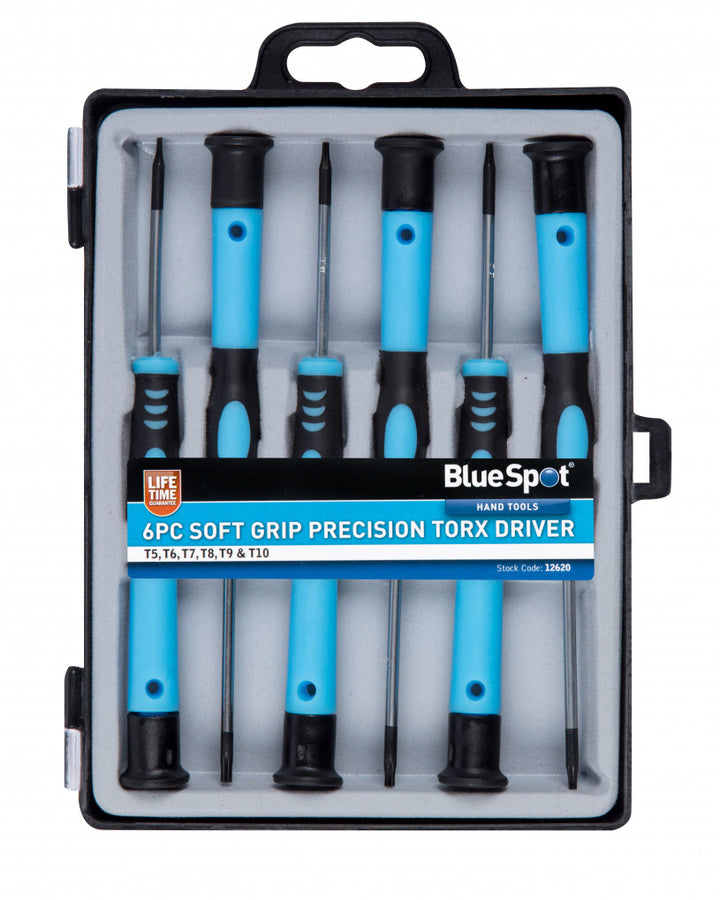 6 Pce Precision Torx Screwdriver Set