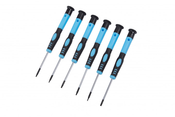 6 Pce Precision Torx Screwdriver Set