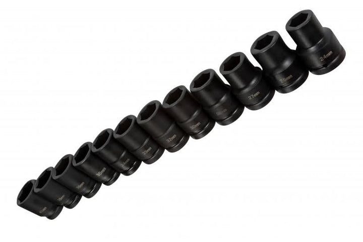 *Special Offer* - 1 x 12 PCE 1" Metric Deep Impact Sockets (24-41mm), 3/4" 1000mm (39") Power Bar & 3/4" Female to 1" Male Impact Adaptor (RRP £149.15 + VAT) Lifetime Guarantee