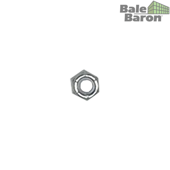 202220 - 1/4-20 UNC Hex Nylon Lock Nut Zinc