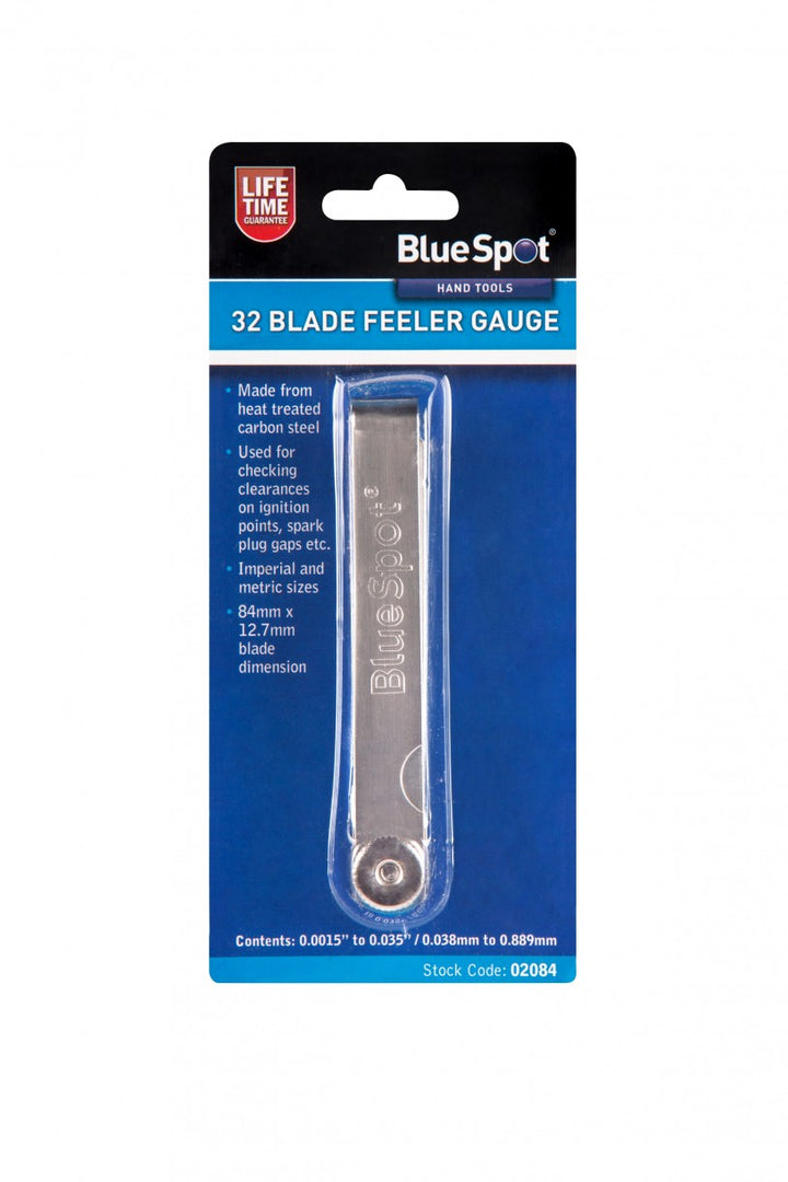 BlueSpot 32 Blade Feeler Gauge