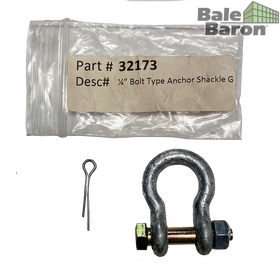 32173 - 1/4" Clevis, c/w Bolt, Nut, Split Pin