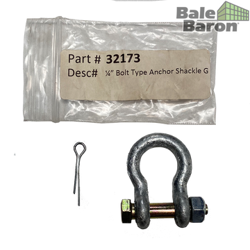 32173 - 1/4" Clevis, c/w Bolt, Nut, Split Pin
