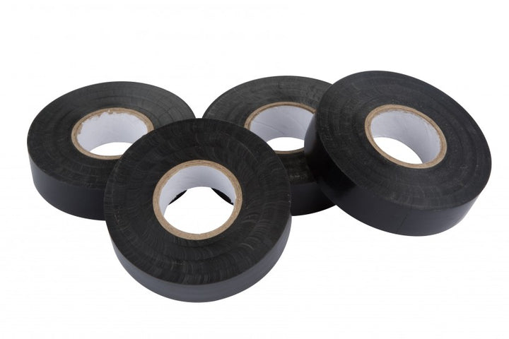 BlueSpot 4 Pack 33m Black Electrical Insulation Tape