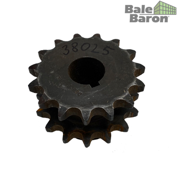 38025 - Sprocket - Double c/w Set-Screws