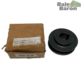 38041 - 3” Pulley B style c/w Set Screw