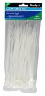 100 Pce 4.8mm X 200mm White Cable Ties