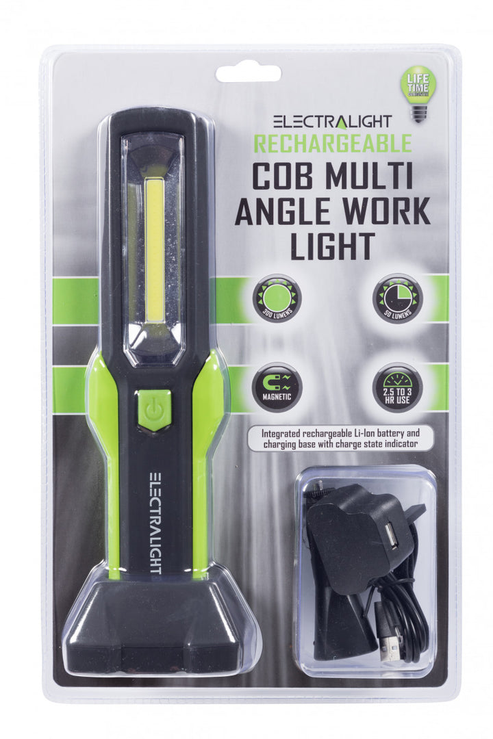 Electralight Rechargeable COB Multi Angle Work Light