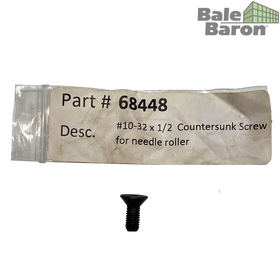 68448 - #10-32 x 9/16” Countersunk Hex Socket Screw