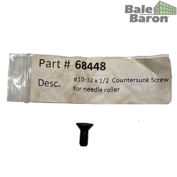 68448 - #10-32 x 9/16” Countersunk Hex Socket Screw