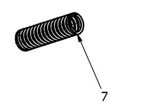 .86" x 4" Compression Spring for Lower Haydog