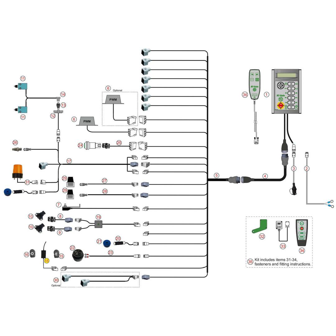 CEL00230 - RECEIVER 433 COMPLETE ASY