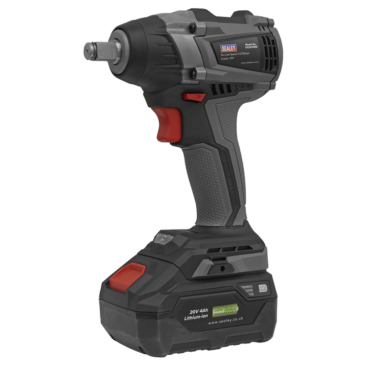 Brushless Impact Wrench 20V SV20 Series 1/2"Sq Drive 300Nm - Body Only