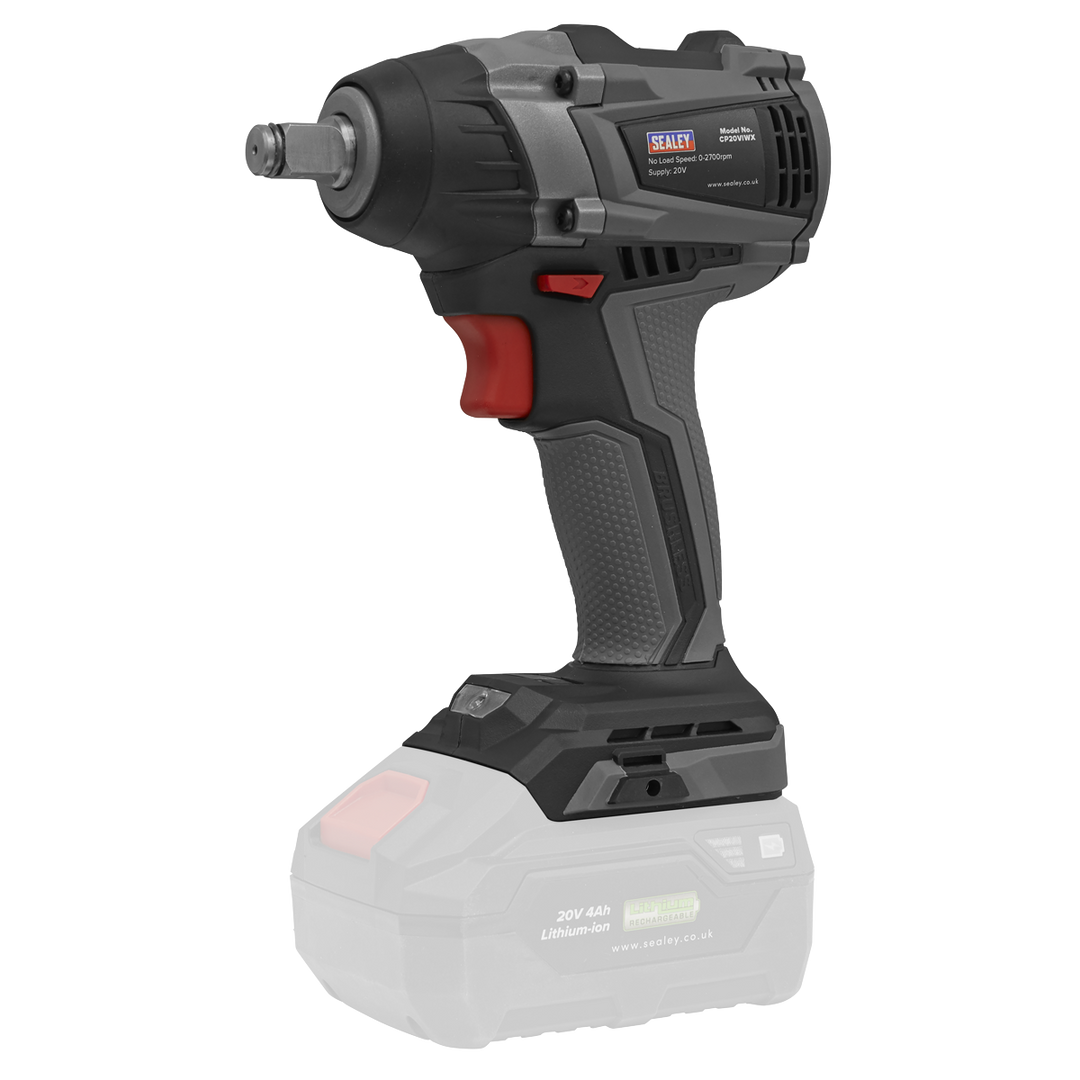 Brushless Impact Wrench 20V SV20 Series 1/2"Sq Drive 300Nm - Body Only