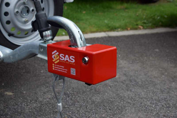 SAS HL2 Hitch Lock – Universal Trailer Hitch Lock for Unbraked & Braked Trailers
