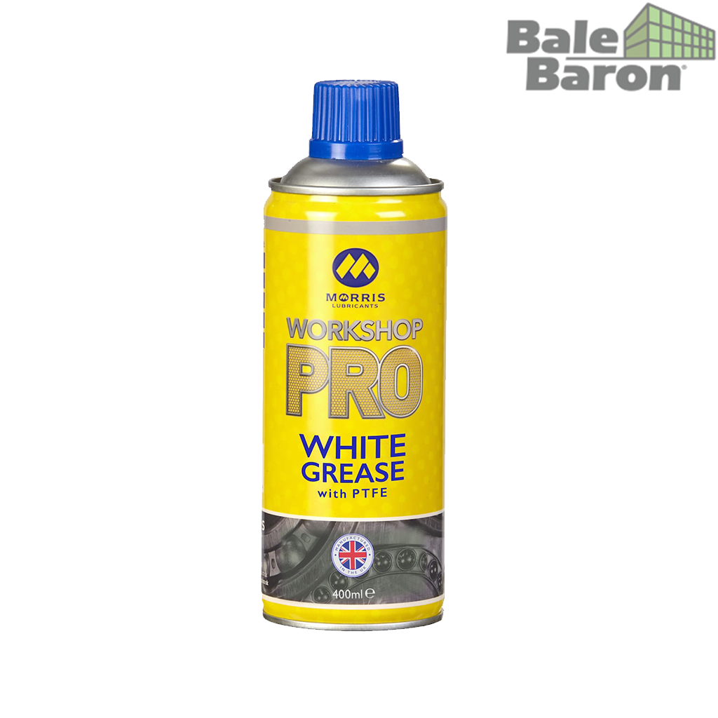 Pro White Spray Grease with PTFE Speedy Grease (Bale Baron