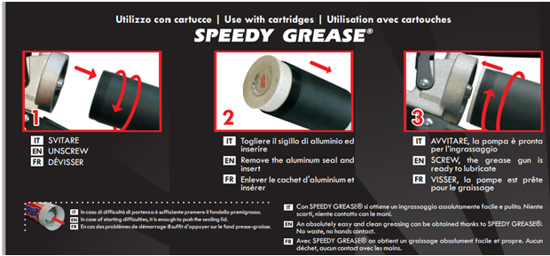 Lithium Grease GL EP Cartridges x 18